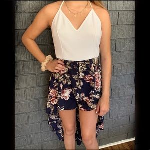 Floral High-Low Dress (M)